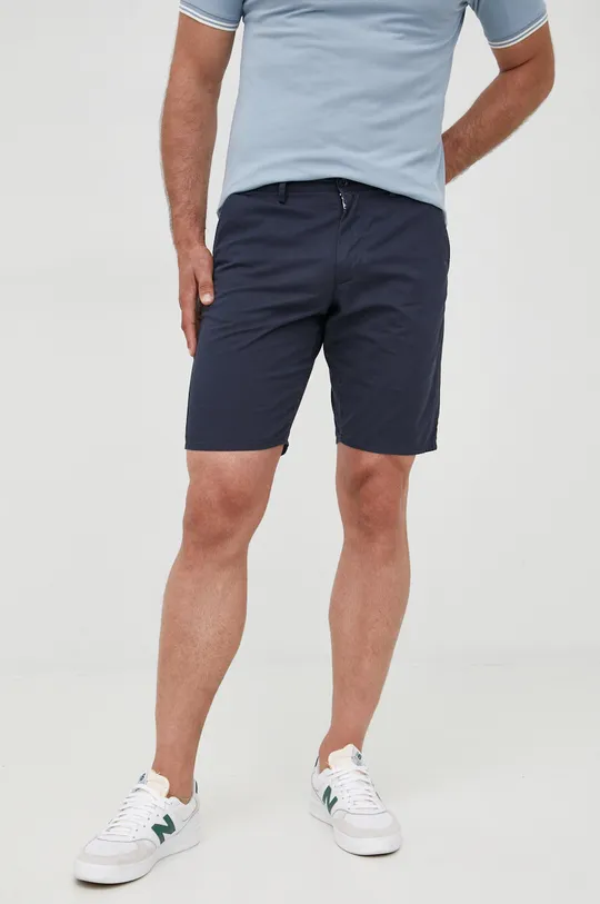 mornarsko plava Pamučne kratke hlače Gant Muški