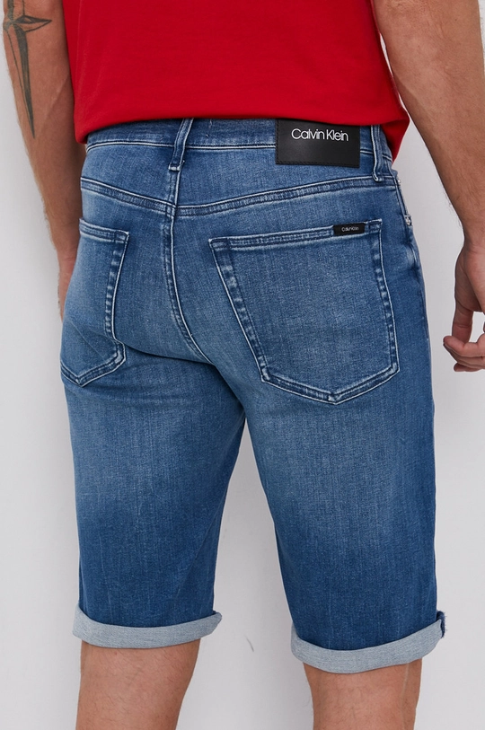 Calvin Klein Szorty jeansowe granatowy