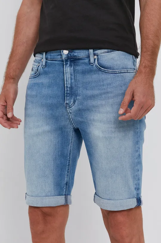 niebieski Calvin Klein Szorty jeansowe Męski