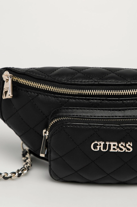 Guess - Сумка на пояс чорний