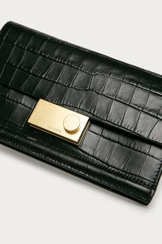 AllSaints - Δερμάτινο πορτοφόλι μαύρο