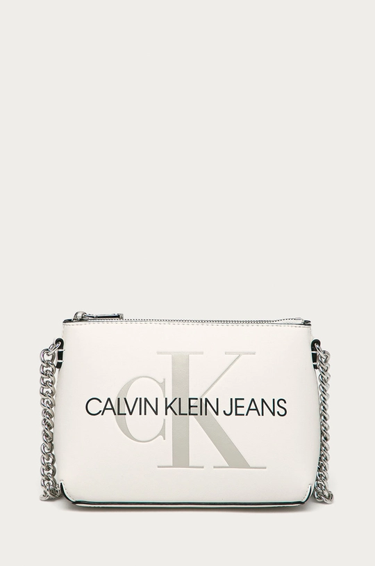 biały Calvin Klein Jeans - Torebka K60K607858.4891 Damski