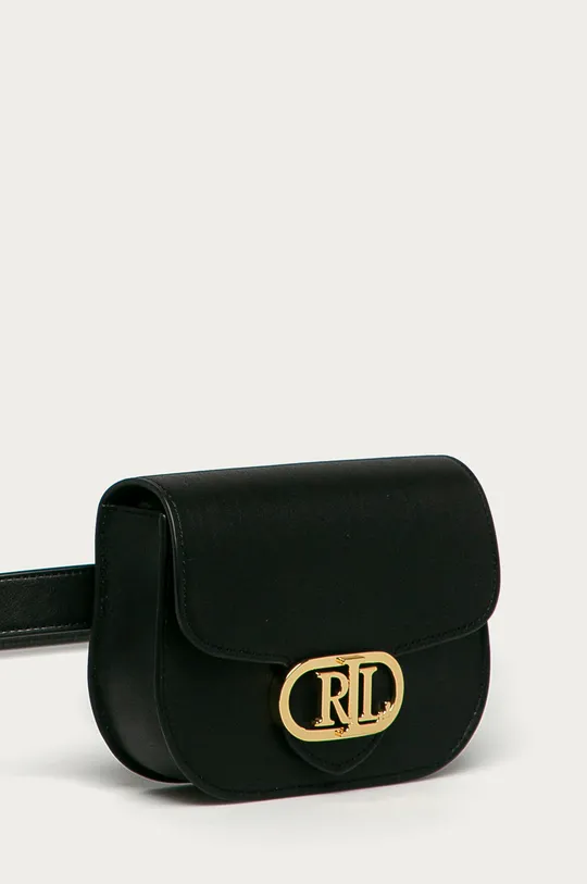 Lauren Ralph Lauren - Кожаная сумка на пояс чёрный