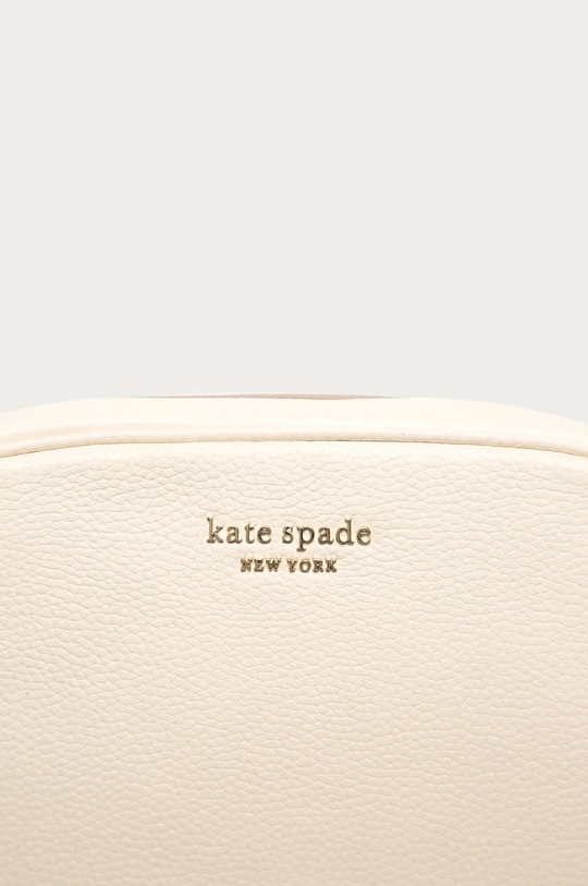 Kožená kabelka Kate Spade béžová