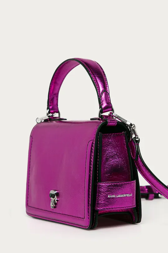 Karl Lagerfeld - Bőr táska rózsaszín