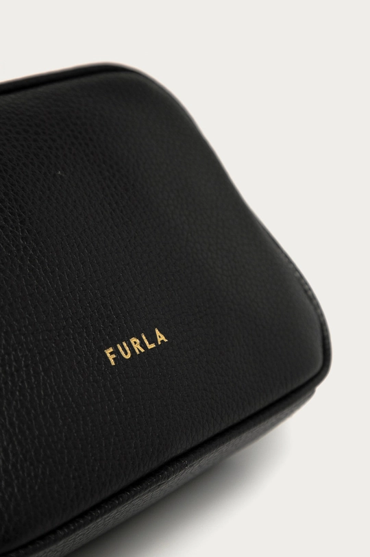 Furla - Bőr táska Real Mini fekete