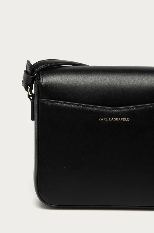 μαύρο Karl Lagerfeld - Δερμάτινη τσάντα