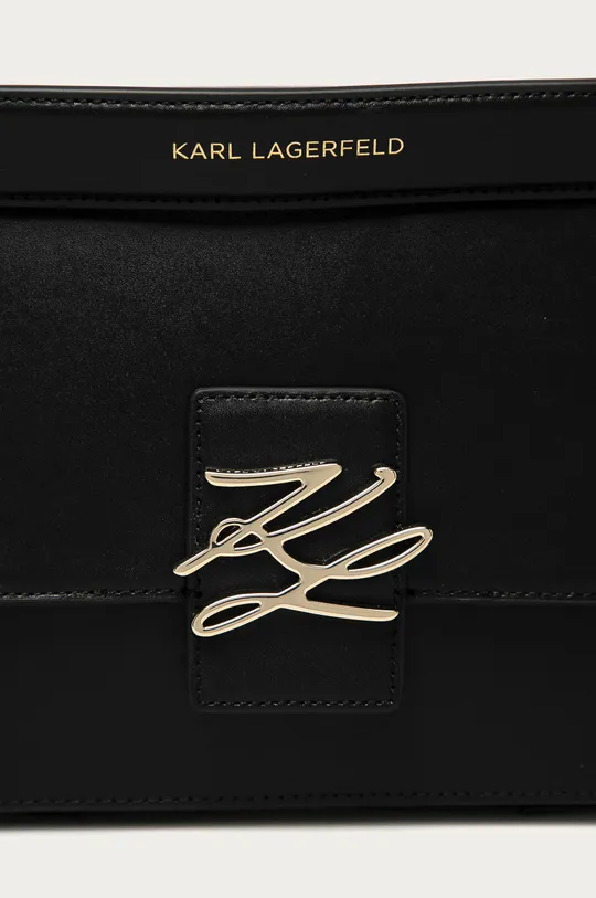 Karl Lagerfeld - Torebka skórzana 205W3181 czarny