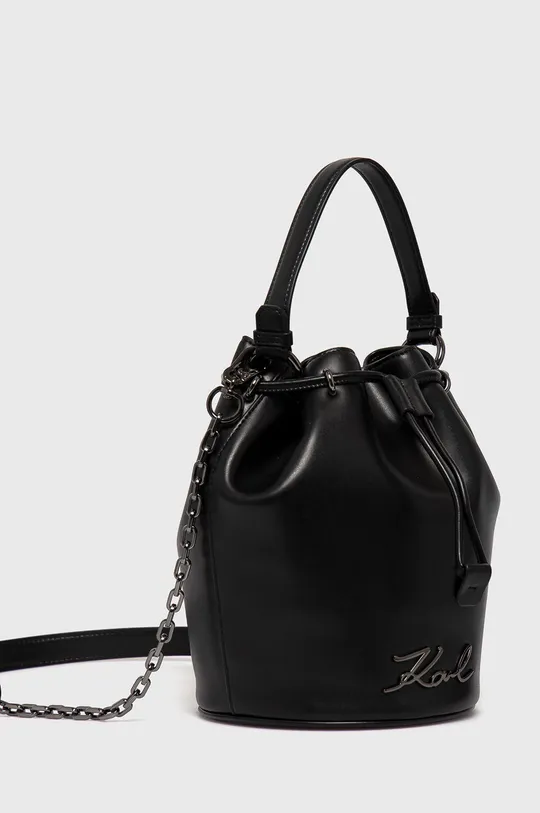 Шкіряна сумочка Karl Lagerfeld  Натуральна шкіра