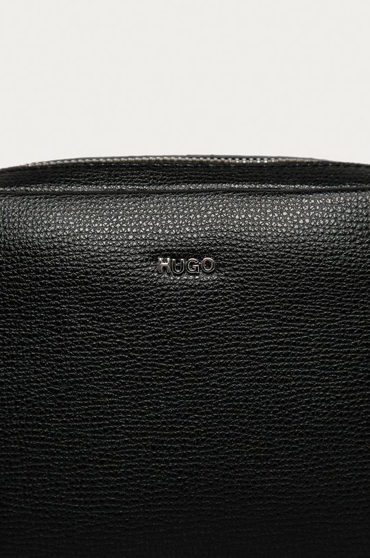 Hugo - Kožená kabelka čierna