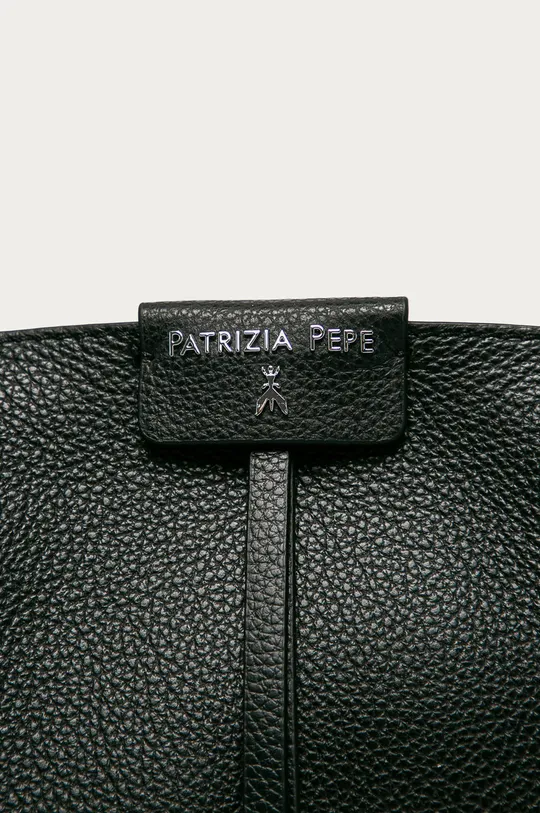 fekete Patrizia Pepe bőr táska