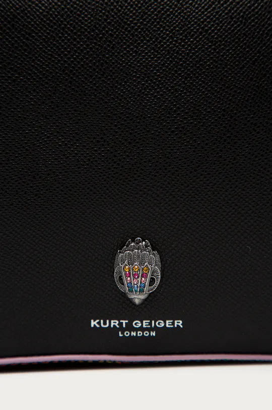čierna Kožená kabelka Kurt Geiger London
