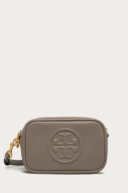 γκρί Tory Burch - Δερμάτινη τσάντα Γυναικεία