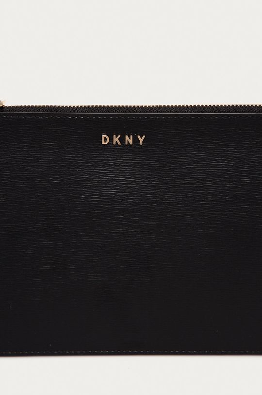 Dkny - Kožená kabelka černá
