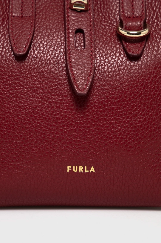 Кожаная сумочка Furla бордо