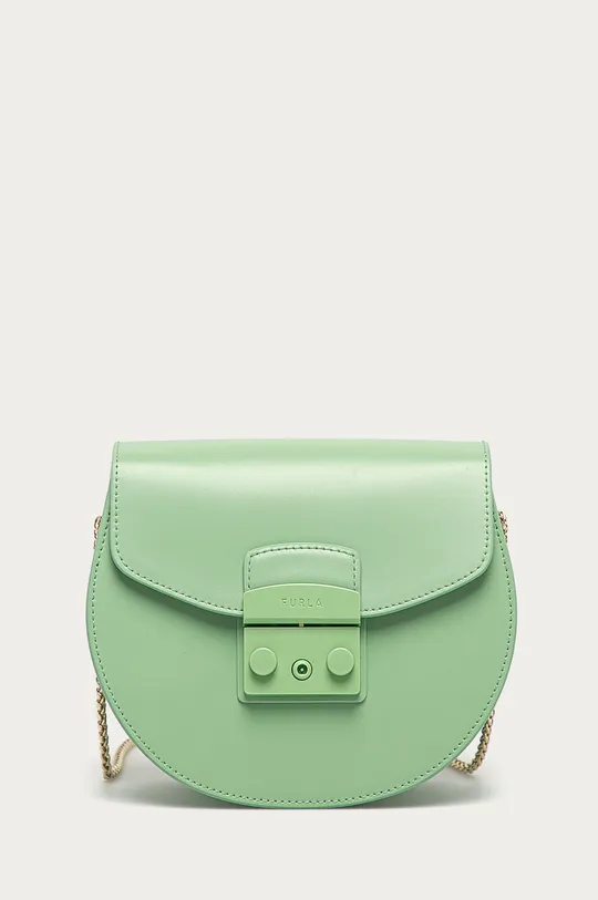 зелений Furla - Шкіряна сумочка Metropolis Mini Жіночий