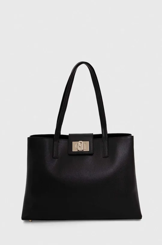 μαύρο Furla Δερμάτινη τσάντα 1927 Γυναικεία