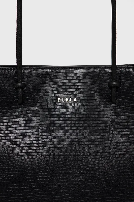 Кожаная сумочка Furla чёрный