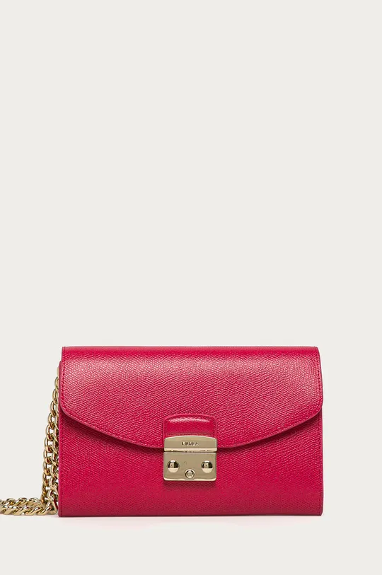 рожевий Furla - Шкіряна сумка Metropolis Жіночий