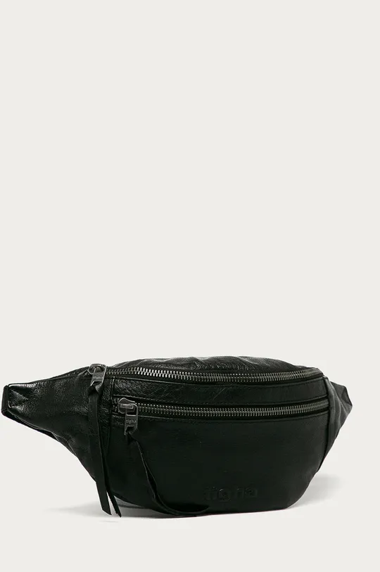 Tigha - Кожаная сумка на пояс Naldo чёрный