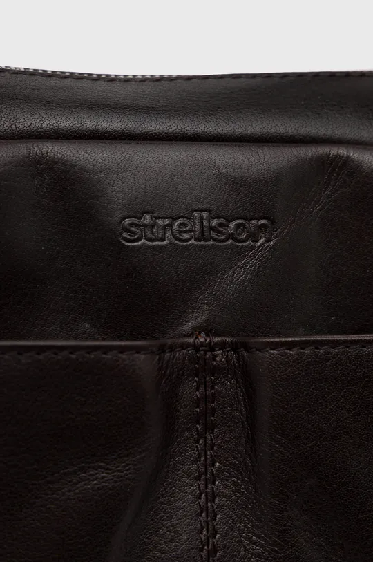 brązowy Strellson Torba na laptopa skórzana