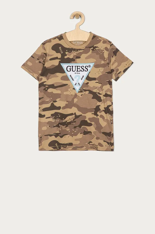hnedá Guess - Detské tričko 128-175 cm Chlapčenský