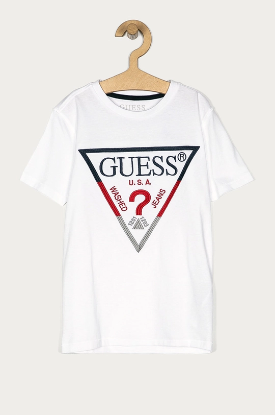 biały Guess - T-shirt dziecięcy 128-175 cm Chłopięcy