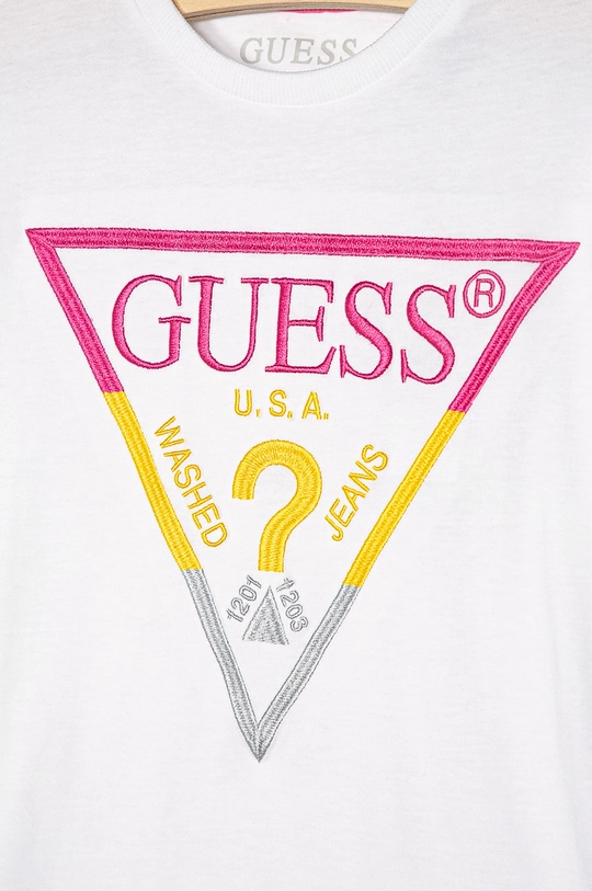 Guess - Παιδικό μπλουζάκι 128-175 cm κίτρινο