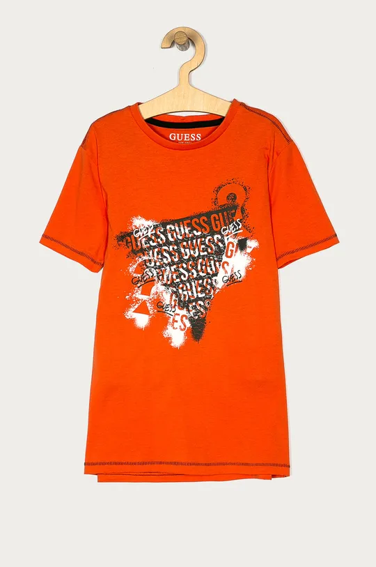 pomarańczowy Guess - T-shirt dziecięcy 116-175 cm Chłopięcy