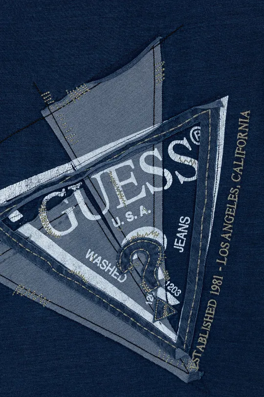 Дитяча футболка Guess темно-синій