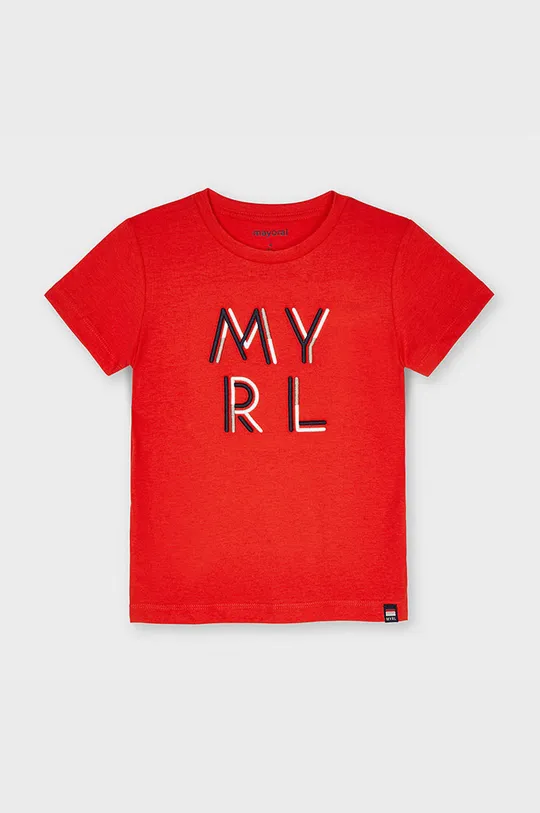 červená Mayoral - Detské tričko Chlapčenský
