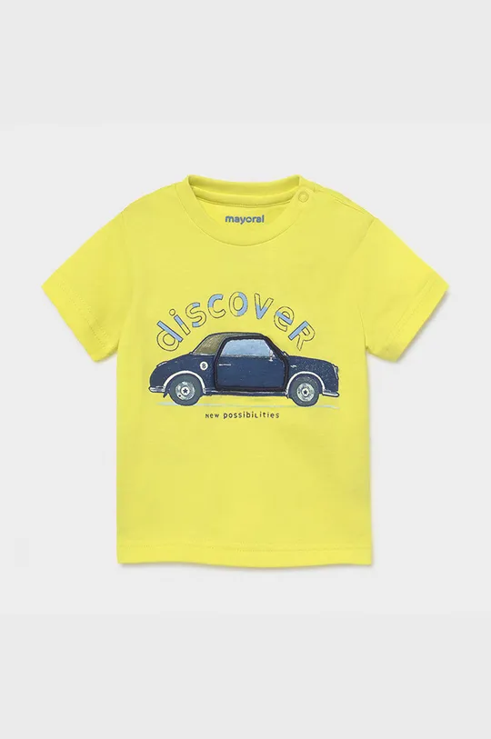żółty Mayoral - T-shirt dziecięcy Chłopięcy
