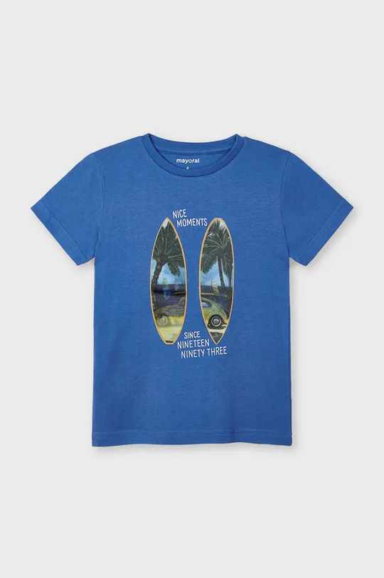 Mayoral - T-shirt dziecięcy fioletowy