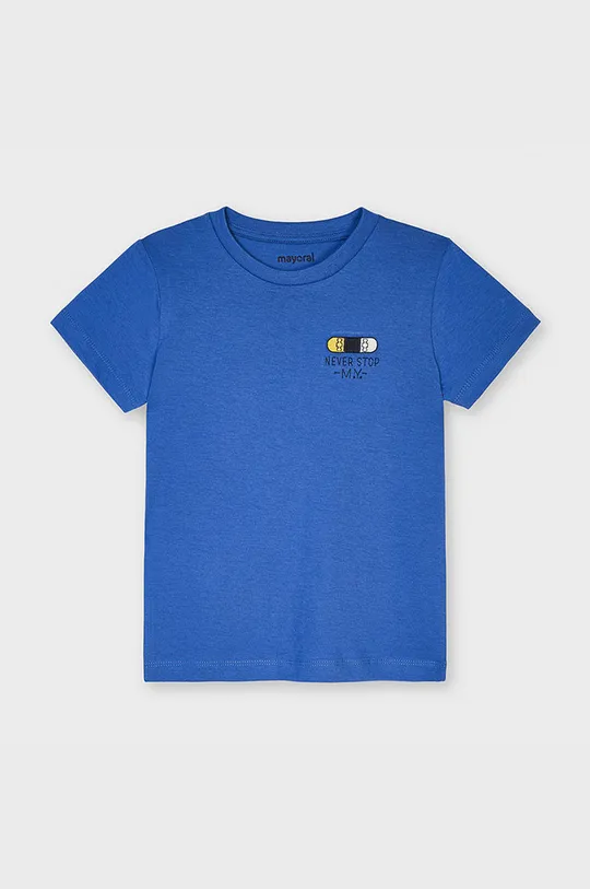 fioletowy Mayoral - T-shirt dziecięcy Chłopięcy