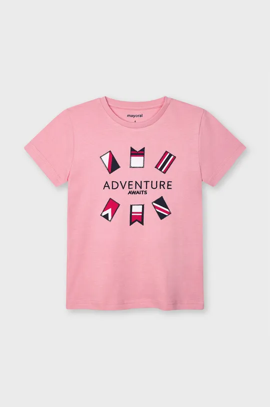 różowy Mayoral - T-shirt dziecięcy Chłopięcy