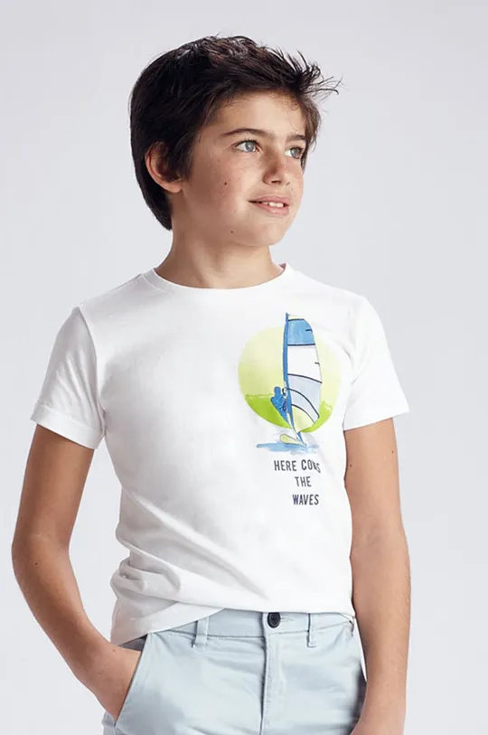 білий Mayoral - Дитяча футболка Для хлопчиків