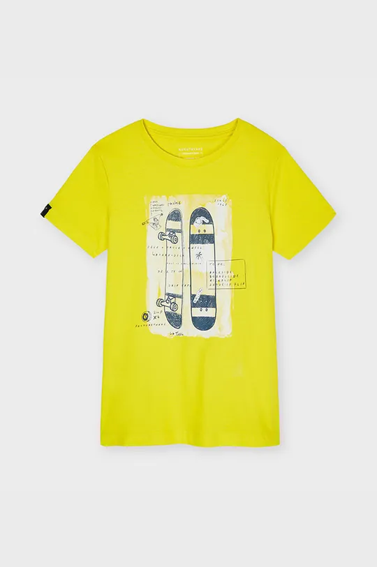 żółty Mayoral - T-shirt dziecięcy Chłopięcy