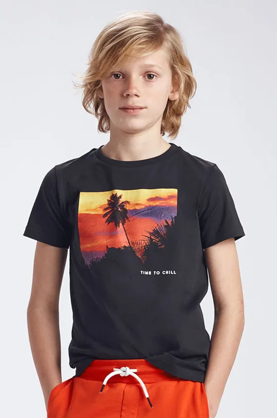 чорний Mayoral - Дитяча футболка Для хлопчиків