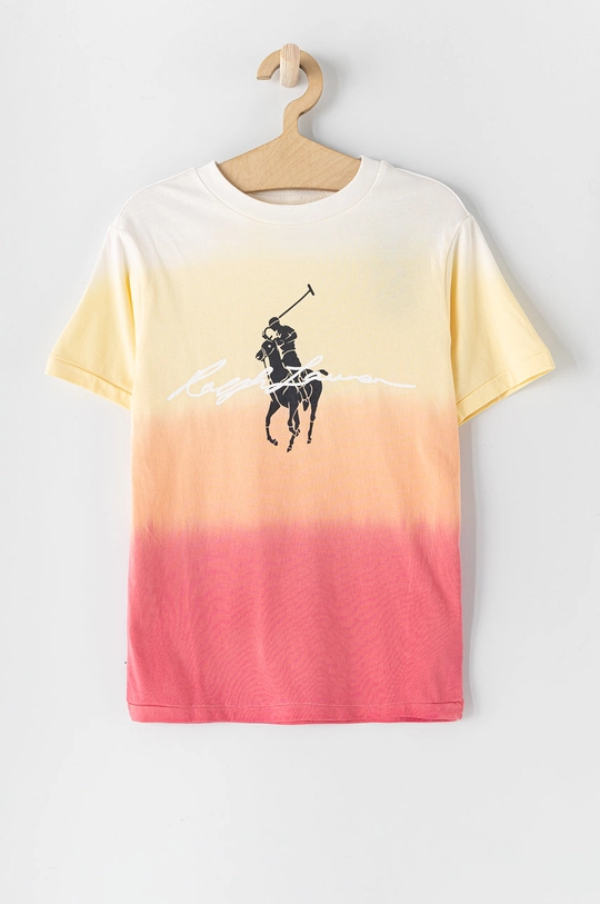 pomarańczowy Polo Ralph Lauren T-shirt dziecięcy 323836715001 Chłopięcy