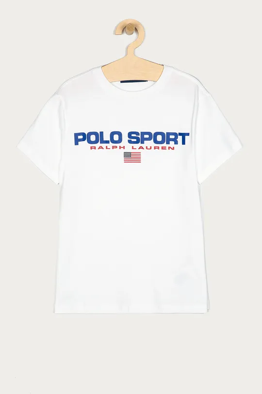 bela Otroška kratka majica Polo Ralph Lauren Fantovski