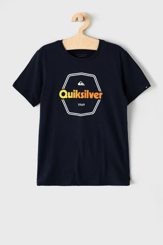 тёмно-синий Детская футболка Quiksilver Для мальчиков