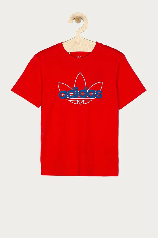 červená Tričko adidas Originals GN2287 Chlapčenský