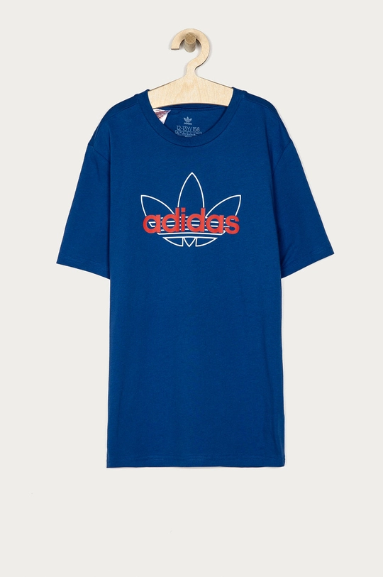 modrá Detské tričko adidas Originals GN2299 Chlapčenský