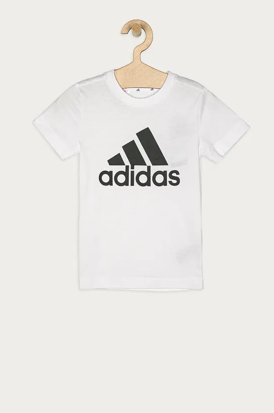 biały adidas - T-shirt dziecięcy 104-176 cm GN3994 Chłopięcy