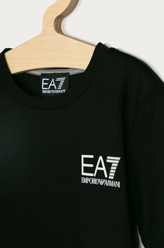 EA7 Emporio Armani - T-shirt dziecięcy 104-164 cm 3KBT51.BJ02Z czarny