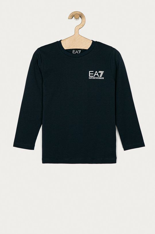 tmavomodrá EA7 Emporio Armani - Detské tričko s dlhým rukávom 104-164 cm Chlapčenský