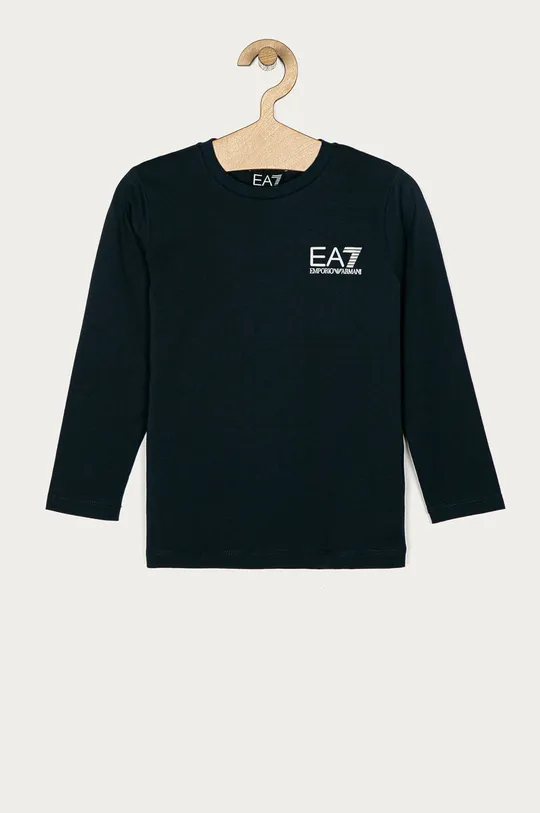 granatowy EA7 Emporio Armani - Longsleeve dziecięcy 104-164 cm 3KBT52.BJ02Z Chłopięcy