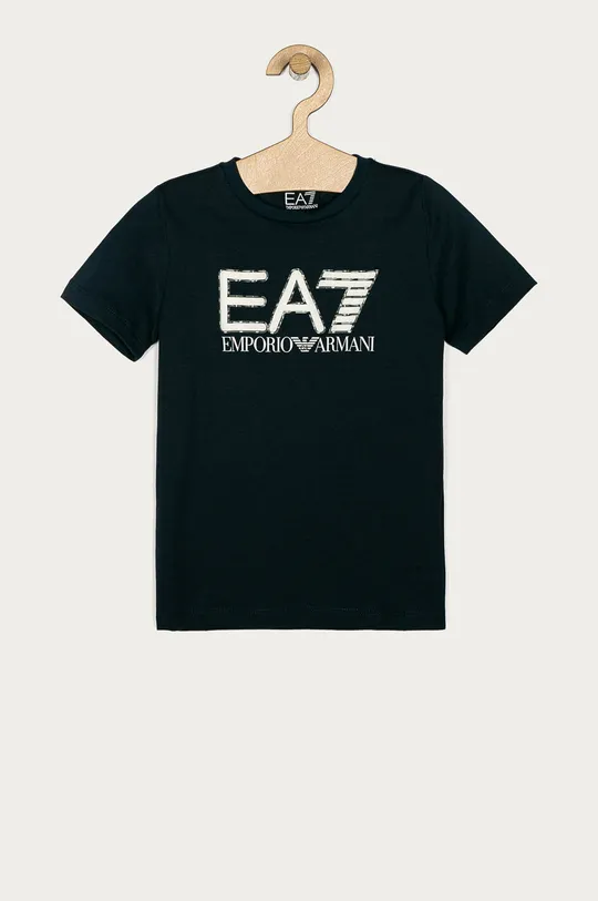 granatowy EA7 Emporio Armani - T-shirt dziecięcy 104-152 cm 3KBT53.BJ02Z Chłopięcy