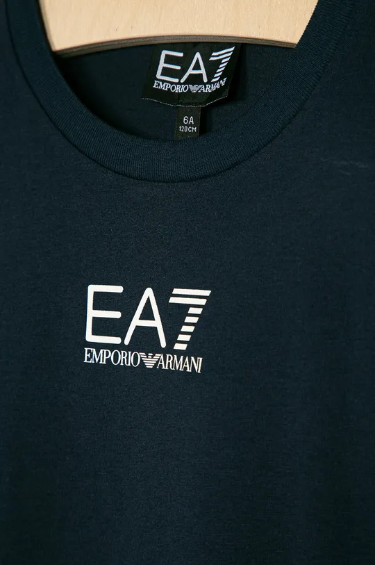 EA7 Emporio Armani T-shirt dziecięcy 3KBT56.BJ02Z granatowy