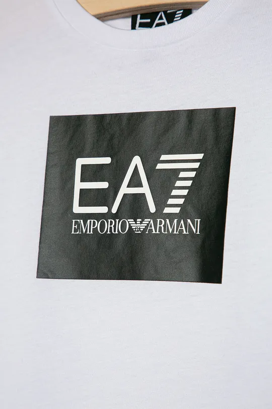 EA7 Emporio Armani - T-shirt dziecięcy 104-164 cm 3KBT59.BJ02Z biały